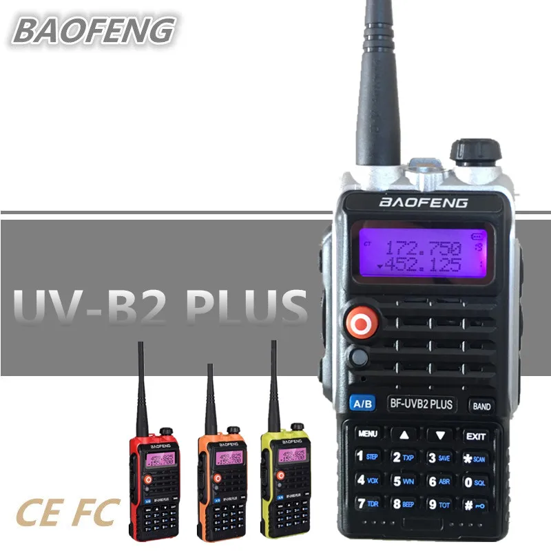 

BAOFENG 8W UV-B2 PLUS Walkie Talkie 4800mAh UHF VHF Amateur Portable Mobile Ham CB Radio Scanner HF Transceiver Woki Toki UV-5R