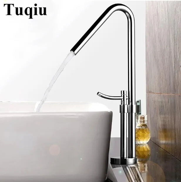 new arrival high quality brass material chrome plating single lever hot and cold bathroom basin faucet free shipping