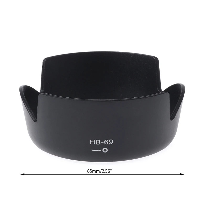 HB-69 Bayonet Mount Camera Lens Hood For Nikon D3200 D3300 D5200 D5300 DX18-55mm