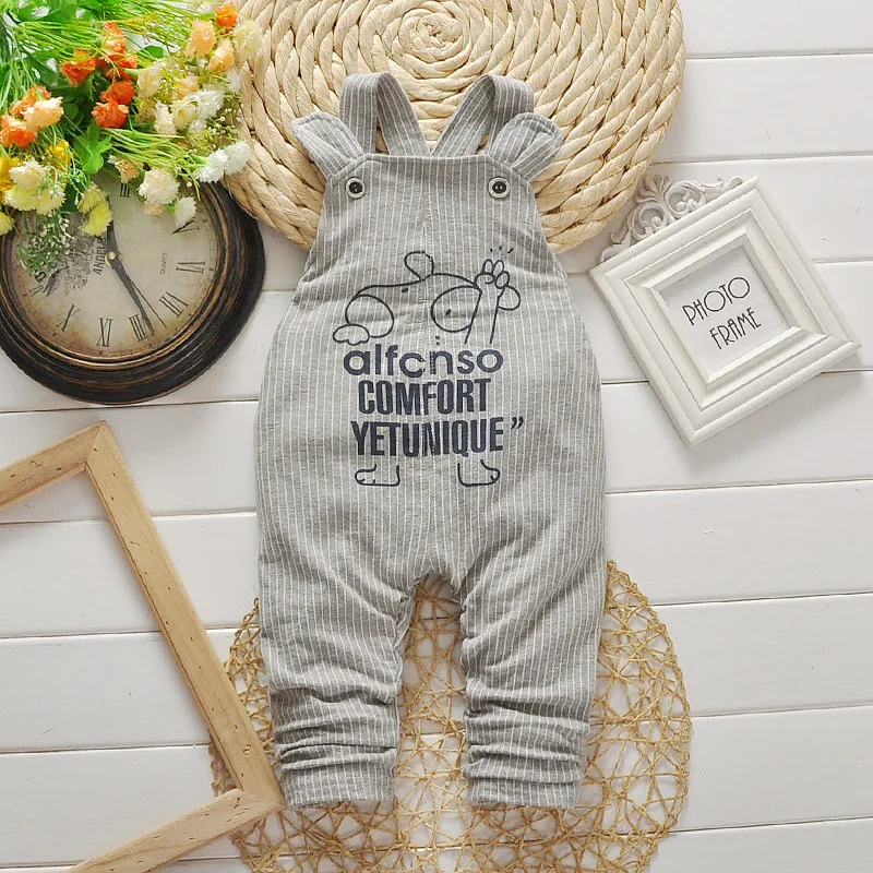 2019 New Spring baby overalls pants 4 colors cotton baby boy/girl pants