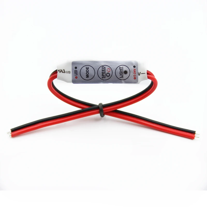 DC 12V 3*4A Mini Led Controller Dimmer Driver to Control Single Color Led Strip Light SMD 2835 3528 5050 5630 3014