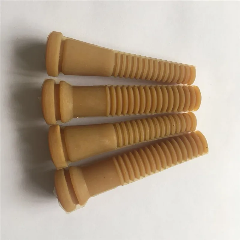 50PCS Rubber Rod Thread Hair Machine Rod Tendon Hair Removal Rod Rubber Rod Hair Removal Machine Glue Stick