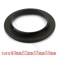 10 Pcs New Reverse Ring Macro Reverse Lens Adapter Ring NEX- 49 -52-55-58-62-67-72-77MM For Sony E NEX NEX-3 NEX-5 NEX-7 NEX-5N