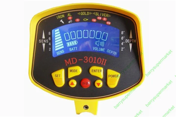 Imagem -03 - Detector de Metais Subterrâneo Localizador de Ouro Todos Scanner Kit Digger Máquina Tester Metaldetector Gem Detectando md 3010ii