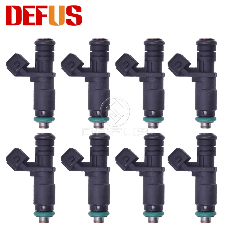 DEFUS 8X PA66GF35 Fuel Injector Nozzle Bico For FORD D5BG-AA-9F593 EXPEDITION 5.4L V8 2005 Fuel Injection Values FJ817