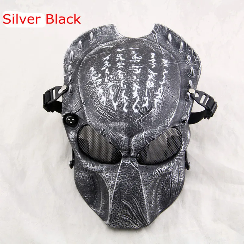 خوذة المفترسة لعيد الفصح كرنفال عيد الميلاد والهالوين قناع تنكري CS لعبة حماية خارجية كرات الطلاء الجيش التكتيكي من أقنعتين #4