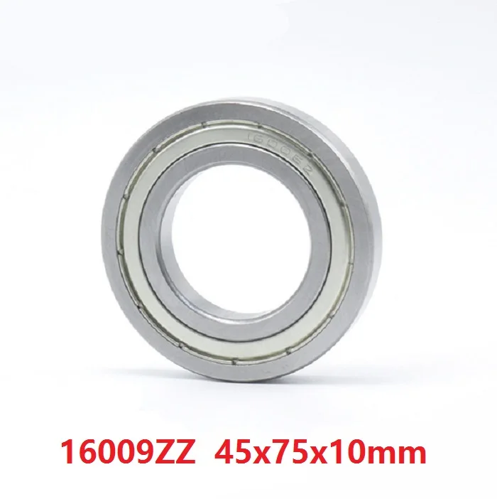 

10pcs/lot bearing 16009Z 16009ZZ 16009 Z ZZ double shielded 45x75x10 mm Deep Groove Ball bearing 45*75*10mm