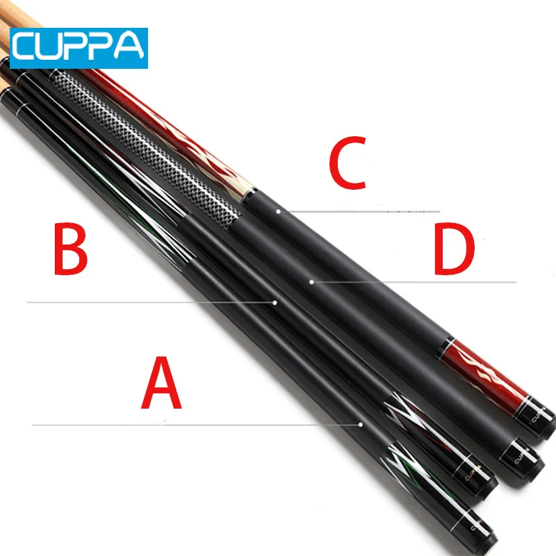 Cuppa Biliardo Pool Cue Stick 13mm/11.5mm/10.5mm Tip China 2017