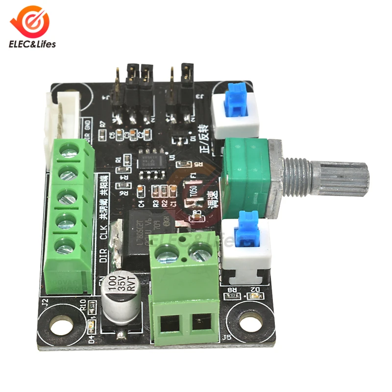 DC 12V 24V Stepper Motor Driver Controller Speed Regulator PWM Pulse Signal Generator Module 8-24V