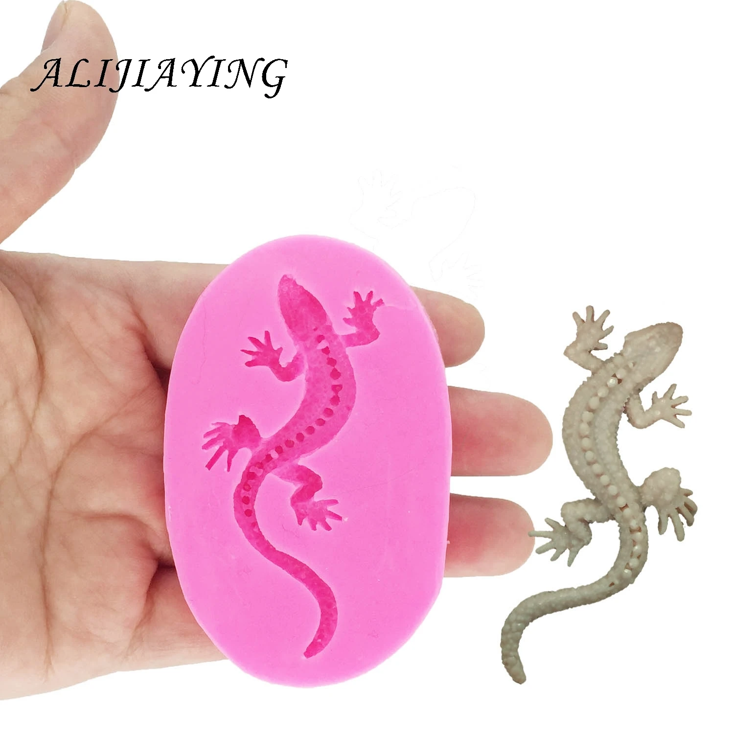 

DIY Gecko Sugarcraft Silicone Molds lizard Gumpaste Chocolate Fondant Cake Decorating Tools suitable for polymer clay DY0028