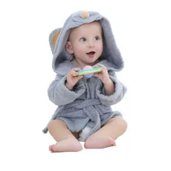 Animal Baby Bathrobes Swaddling Towel Terry Newborn Receiving Blanket Boys Washing Robes Girl Bath Robe Outfits Hooded Costumes