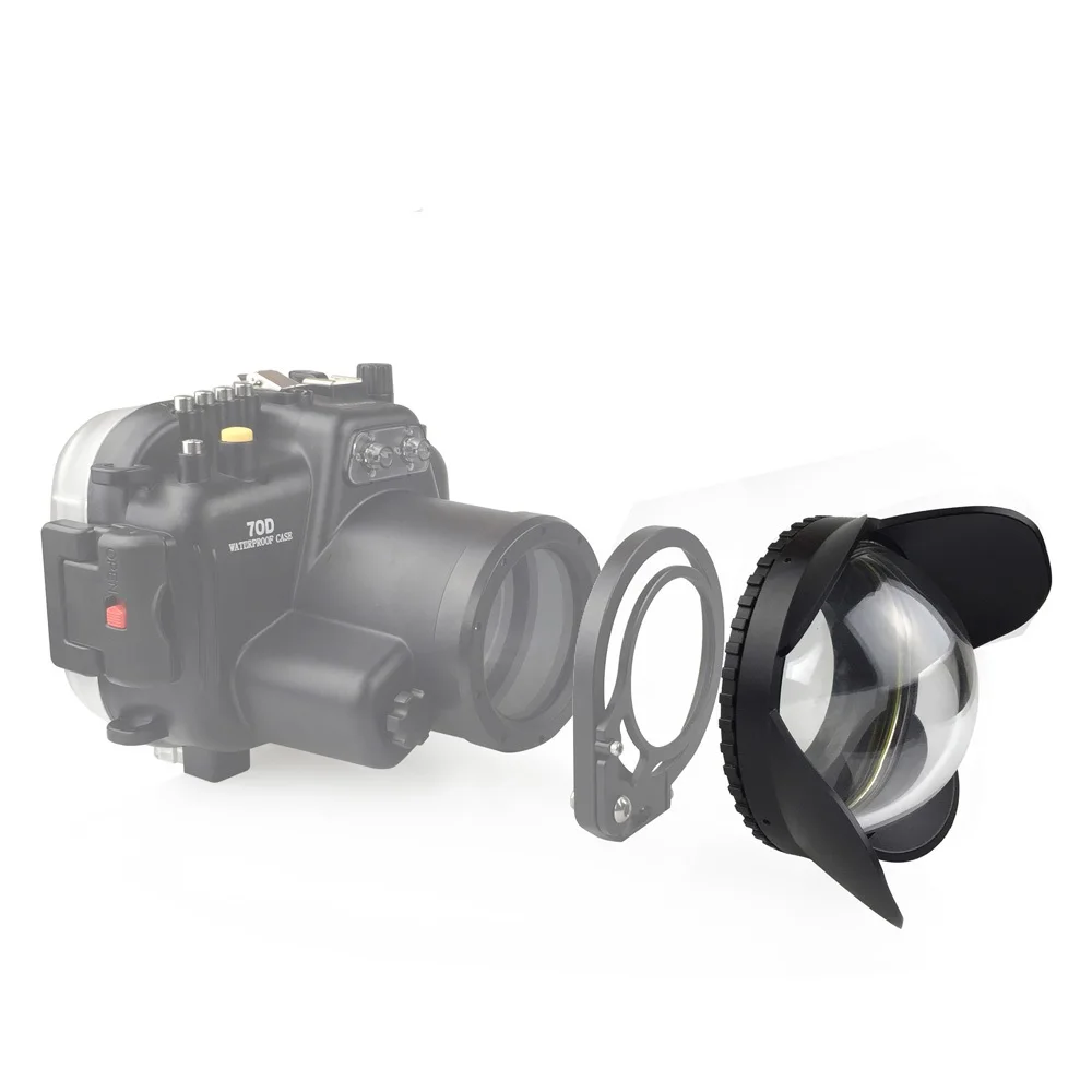 67mm Filter Ring Mount Adapter Clamp For macro fisheye wide-angle lens Waterproof Underwater Housing Case 70D 600D 650D 700D