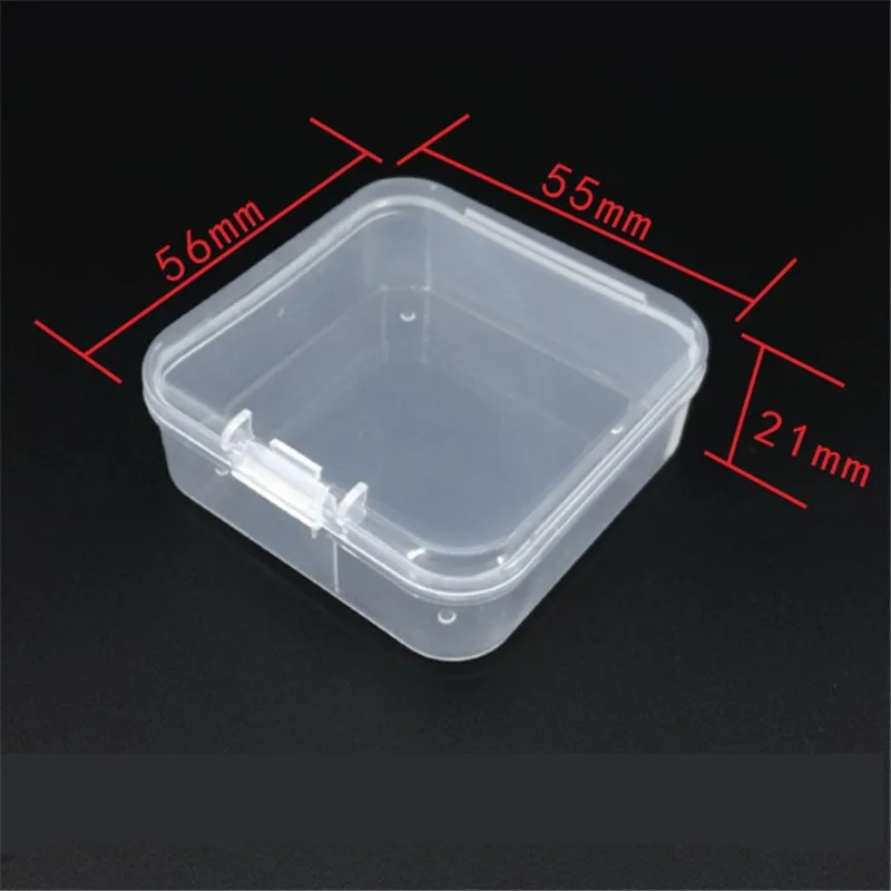 5/10Pcs/lot Small Plastic Fishing Boxes Storage Case Holder Fish Lure Bait Hooks Box