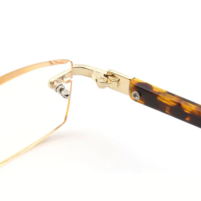 high quality cutting presbyopia lenses square reading glasses fashion presbyopic spectacles for hyperopia men