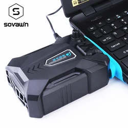 Vacuum Portable Notebook Laptop Cooler USB Air External Extracting Cooling Fan for Laptop Speed Adjustable for 15 15.6 17 Inches