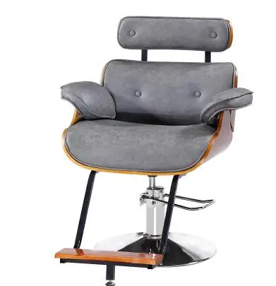 

Retro hairdressing salon chair waiting for dyeing hot chair haircut chair hair salon hydraulic chair master chair workmanship.