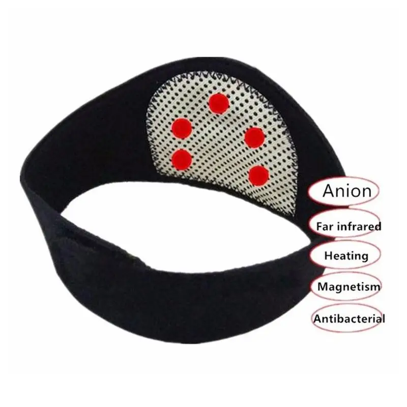 Health Care Neck Support Massager 1Pcs Tourmaline Self-heating Neck Belt Protection Spontaneous Heating Belt Body Massager Tools