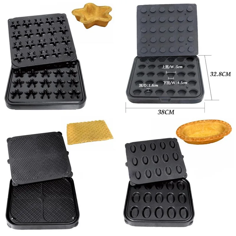 Moldes antiadherentes para tartaletas, moldes para tartas de huevo, máquina para hacer queso, molde para máquina de tartaletas