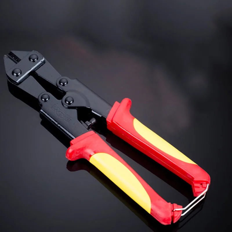 Hot Sale Bergegas Dijual Ferramenta Alicate 8 Inch Dua Warna Menangani Mini Bolt Cutter Kawat Baja Cutting Plier 65 # Mangan Alat