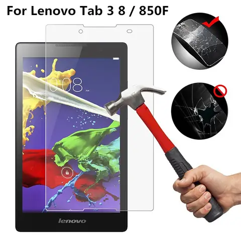 Tempered Glass For Lenovo Tab 3 8 8 Plus 8.0 inch 850F 850M 850L 850 TB-8703X TB-8703F TB-8703N P8 Tablet Screen Protector