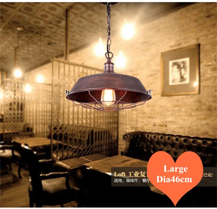 ヨーロッパの簡単な倉庫黒-さびた鉄アートのシャンデリア業界スタイル大-e27-led-ランプのためのカフェ-バー-廊下-ポーチ-cydd039b