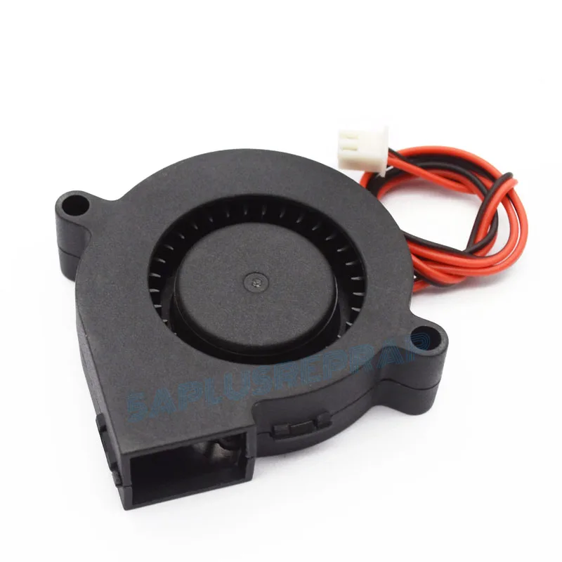 5015 12V 24V Kühlung Turbo Fan Bürstenlosen Extruder DC Kühler Gebläse 50x50x15mm Schwarz kunststoff Fan Für Reprap 3D Drucker – Detail 7