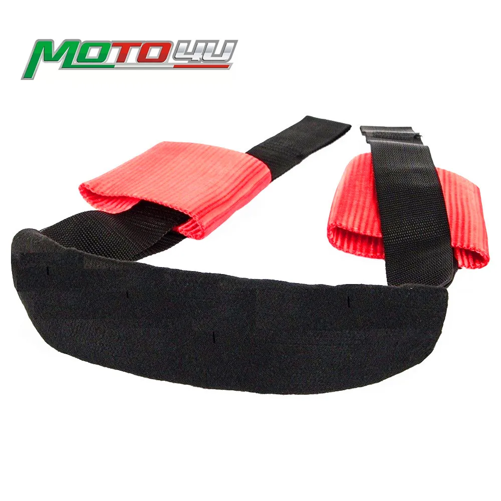 Motorbike Motorcycle Front Wheel Handlebar Transport Bar Tie Down Strap