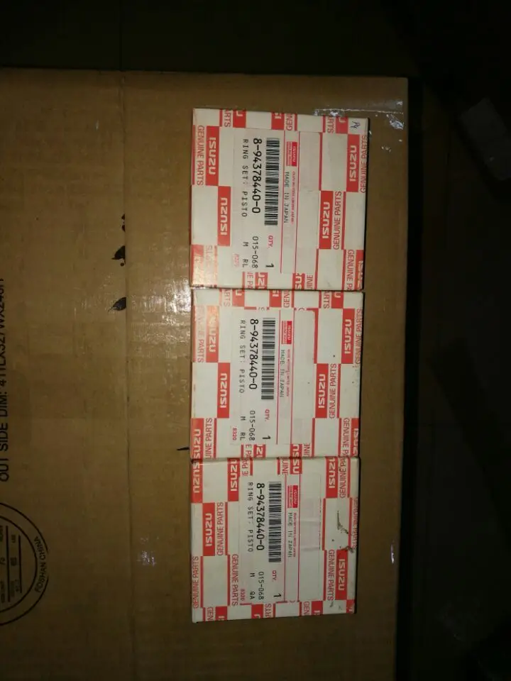 For Isuzu engine parts 3KR2 pistion and piston ring set