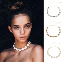 Hot New Woven Choker Shell Jewelry Sexy Women Necklace Accessories Handmade Rope Adj Size Summer Wild Boho Style Girls Necklaces