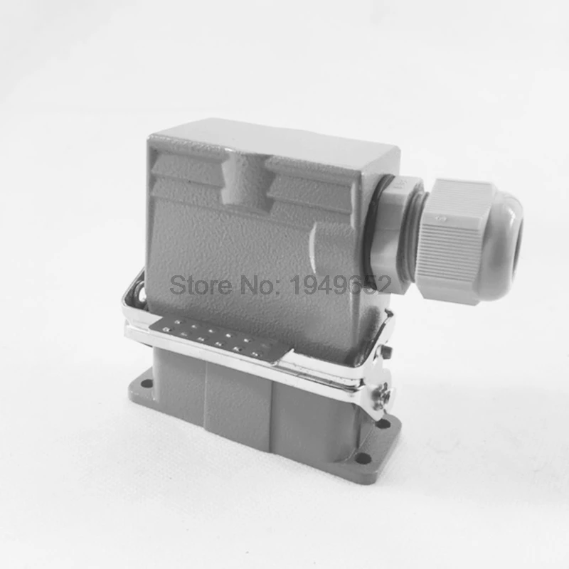 Heavy Duty Connectors HDC-HA-010-1 F/M 10pin 10A Industrial rectangular Connector plug image 3