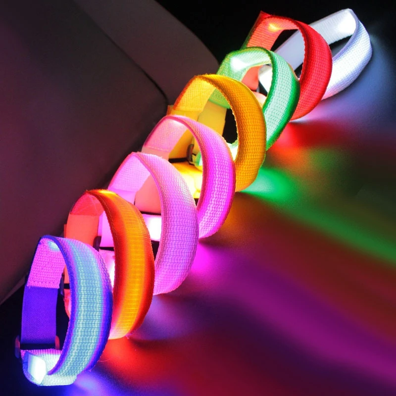 300pcs LED bracelets flashing wrist band for event party decoration glowing bracelet running gear LED lights wrist ring