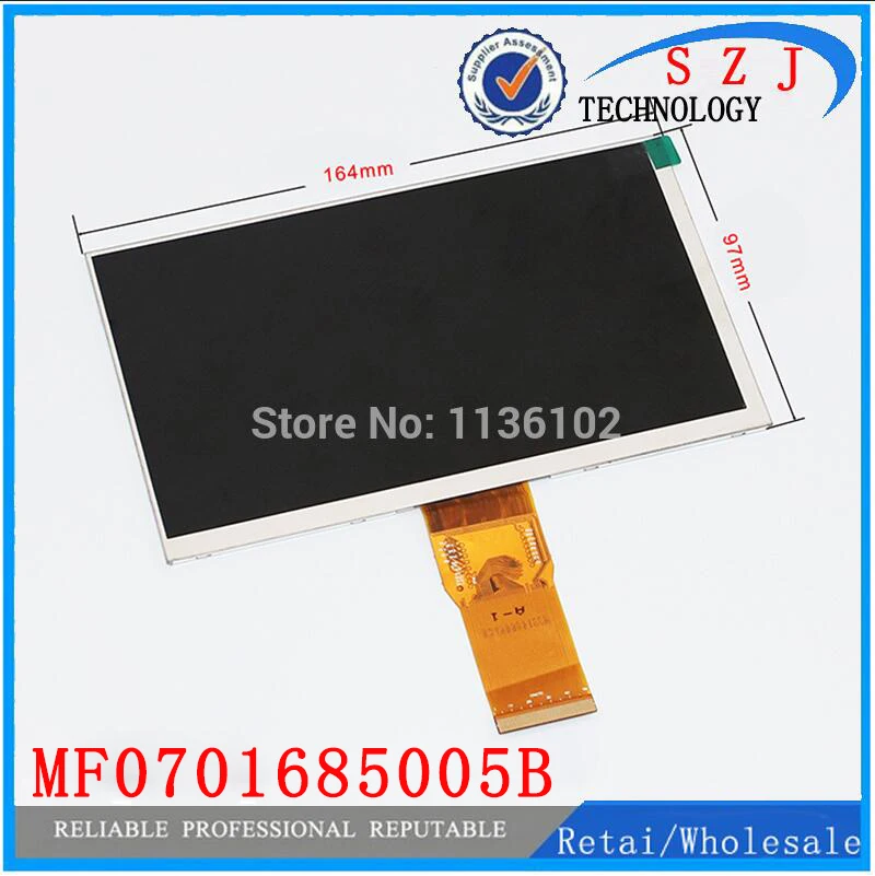 

(Ref: MF0701685005B) Tablet PC 163 * 97 LCD screen 7'' inch high-definition display Free shipping