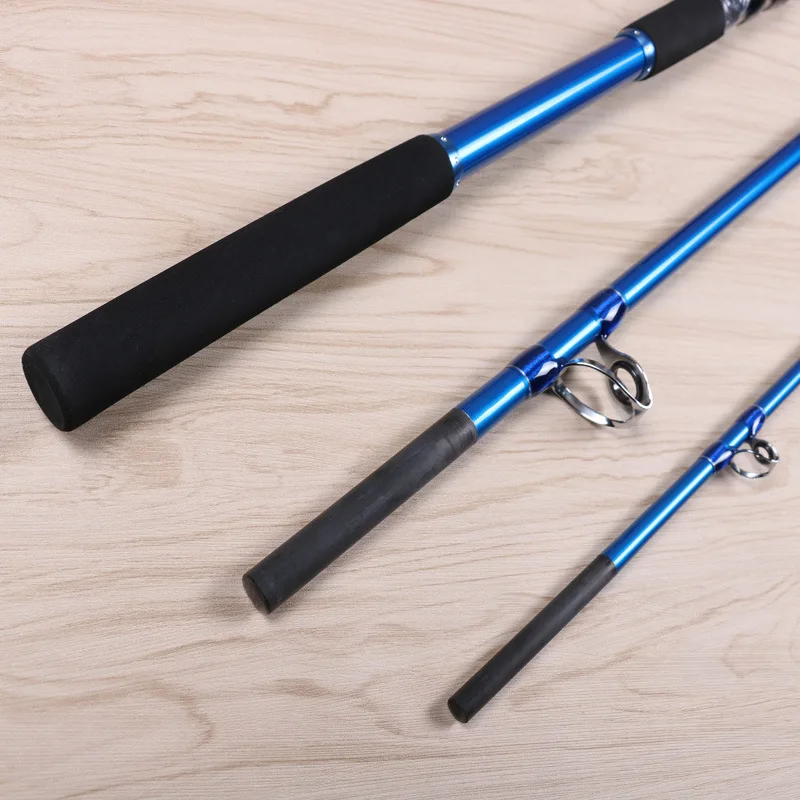 2.4m 2.7m 3.0m 3.3m 3.6m Two/Three Sections Super Hard Carbon Anchor Fish Boat Fishing Distance Throwing rod