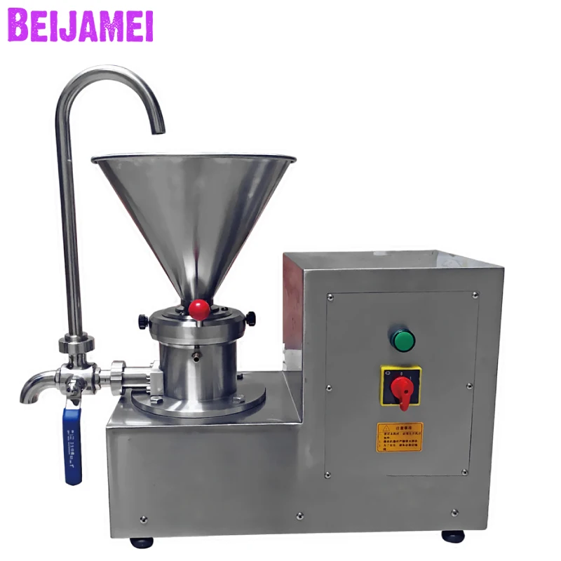 BEIJAMEI Commercial Peanut Butter Making Machine Sesame Chili Butter Grinding Maker Electric Colloid Mill 2200W