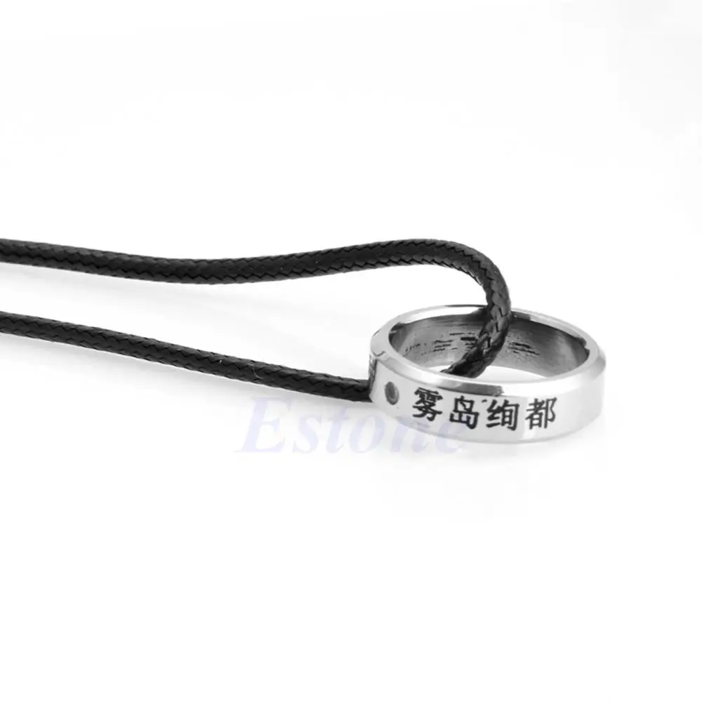 Fashion Cosplay Anime Tokyo Ghoul Ken Kaneki Titanium Steel Ring Finger Rings