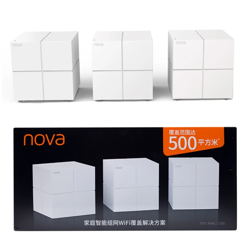 Tenda MW6 Nova Wireless WiFi Router Gigabit Router 11AC Dual Band 2.4 GHz/5.0 GHz WIFI Repeater ตาข่าย WiFi ระบบ APP ระยะไกลจัดการ