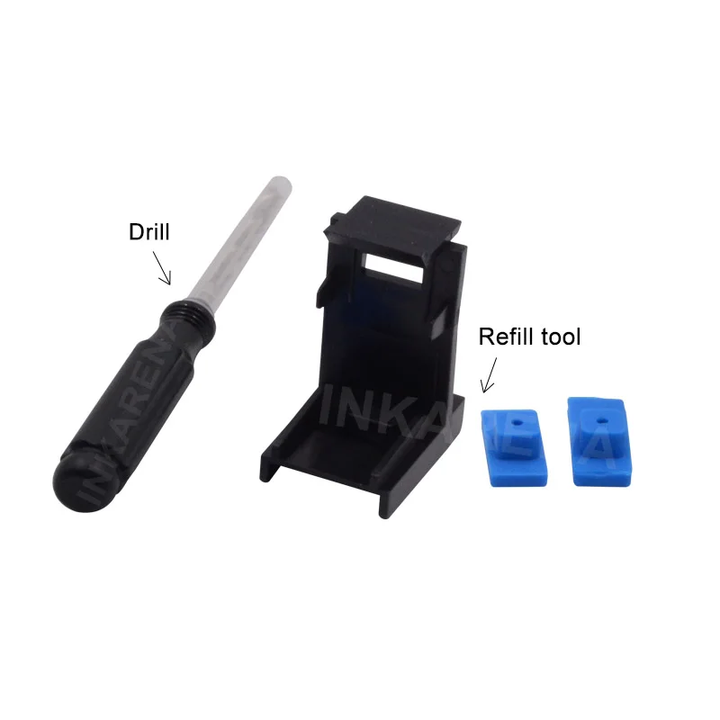 Diy Ciss Ink Tank System Universal for HP 123 122 301 302 304 650 62 652 XL With Drill and Suction Tool and all Accessories