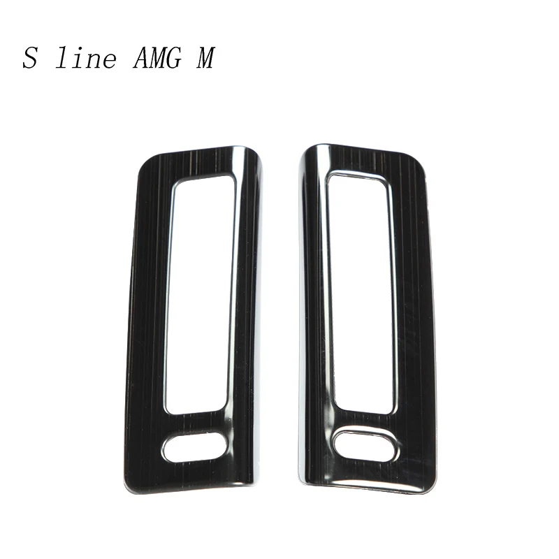 Car Styling B pillar air conditioning AC Outlet frame Auto Stickers Covers  Trim for Mercedes Benz R Class W251 R300 320 350 400