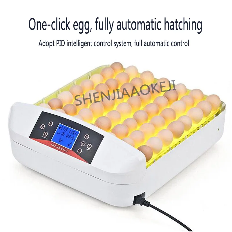 56 eggs home incubator Automatic incubator Egg hatching machine 110/220V One-button LED egg tester with temperature control 1PC