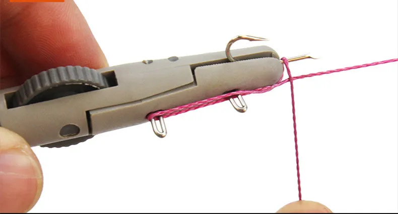 Manuelle Angelhaken Tier 14 cm ABS Angelhaken Tippet Knotter Befestigen Bindung Haken Linie Tyer Erweiterte Angeln Werkzeuge Tackle – Detail 6