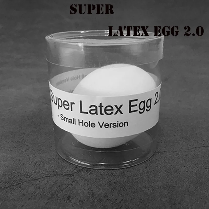 

Super Latex Egg 2.0 - Small Hole Version(1pc/case) Magic Tricks Real-looking Egg Magia Stage Illusions Gimmick Accessores Funny