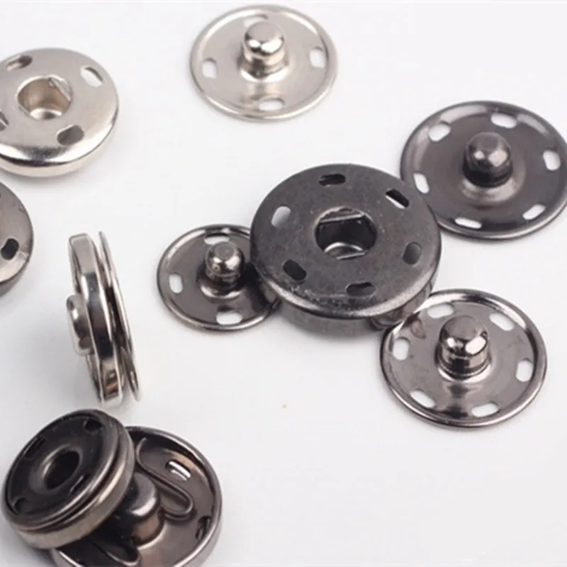 50set Pack Metal Press Studs Sewing Button Snap Fasteners Sewing Leather Craft Clothes Bags8.5mm,10mm,12mm,15mm,17mm19mm,21mm, image 5