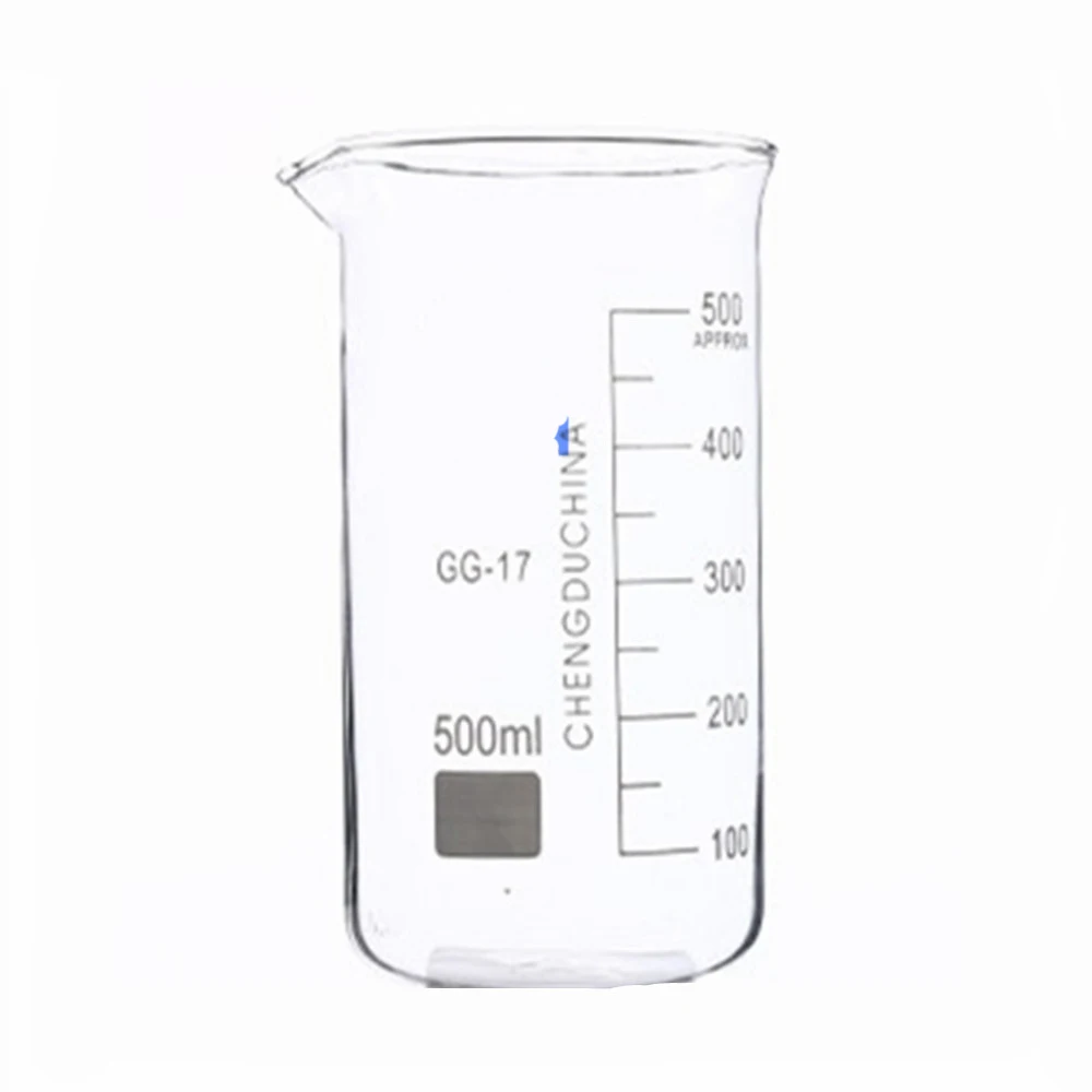 

500mL Glass Beaker Tall Form New Chemical Lab Glassware borosilicate glass 3.3