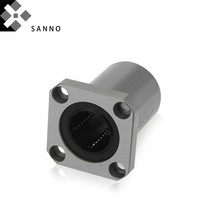 LMK6UU - LMK40UU shaft square flange linear motion ball bearing LMK-UU linear bush for printing machine