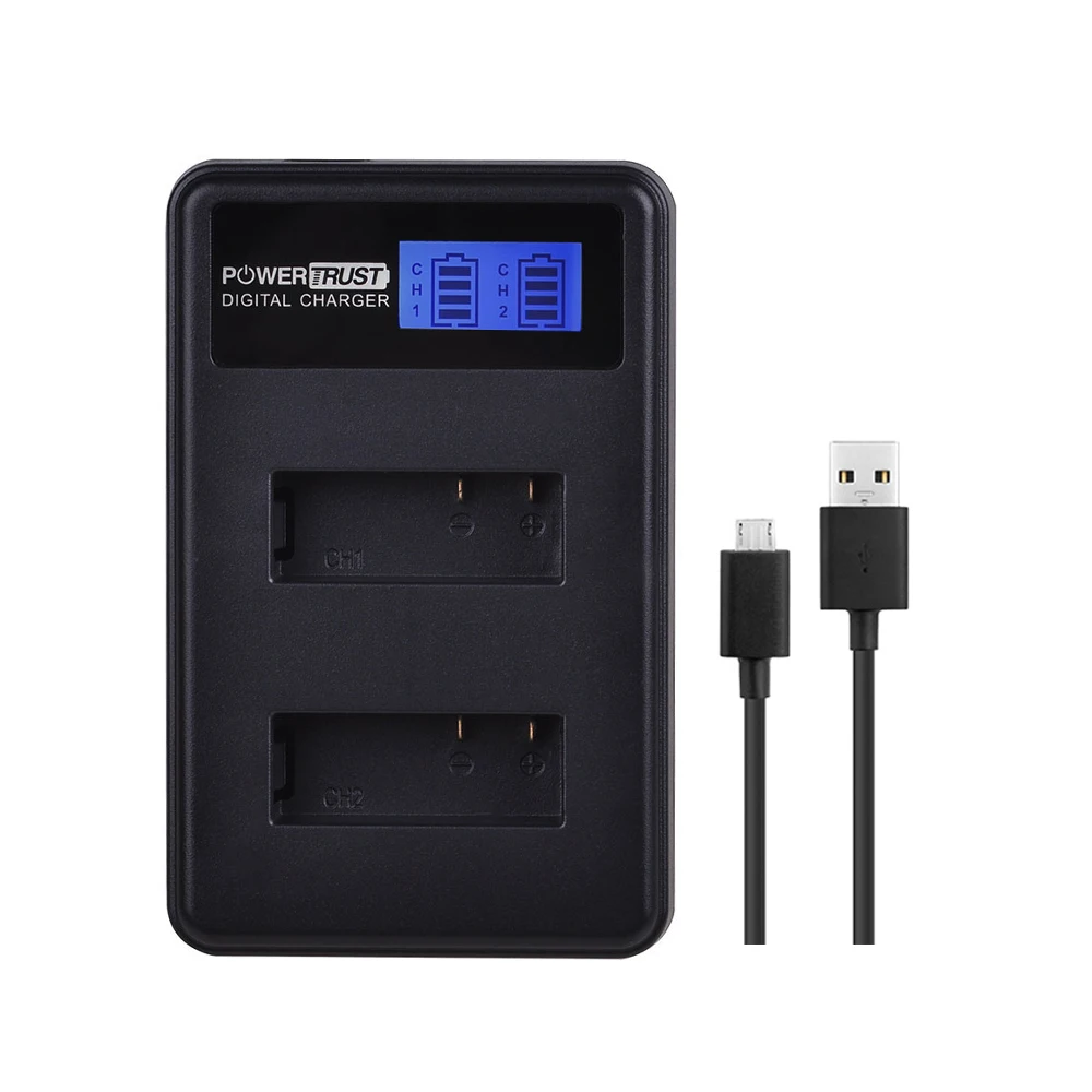 แบตเตอรี่ PG1050 1180mAh + LCD ที่ชาร์จแบตเตอรี่ USB คู่ SJCAM SJ4000 SJ5000X SJ5000 M10สำหรับ eken H9 H9R H8R PG900 H8 Git