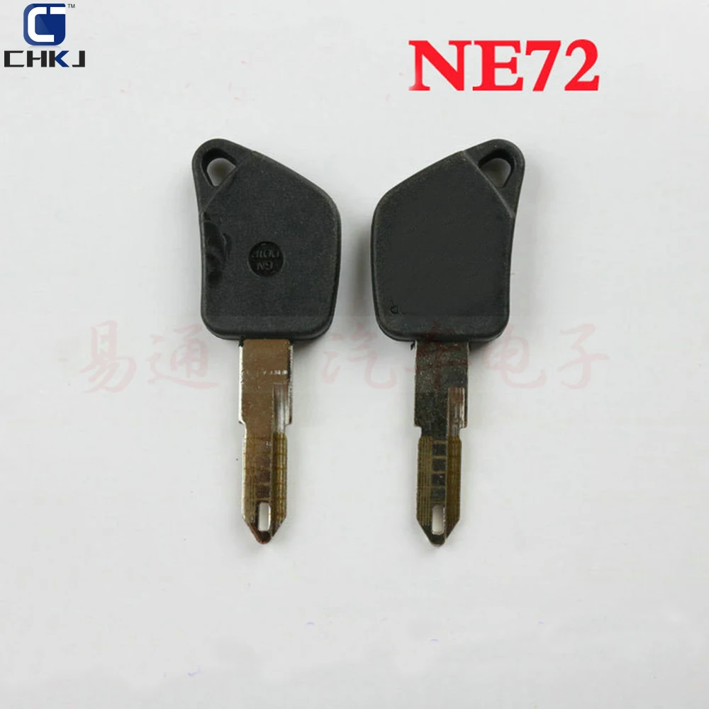 

CHKJ 10PCS/LOT Engraved Line Key For 2 In 1 LiShi NE72 for Peugeot 206 207 For Citroen C2 Teeth Blank Car Key Locksmith Tools