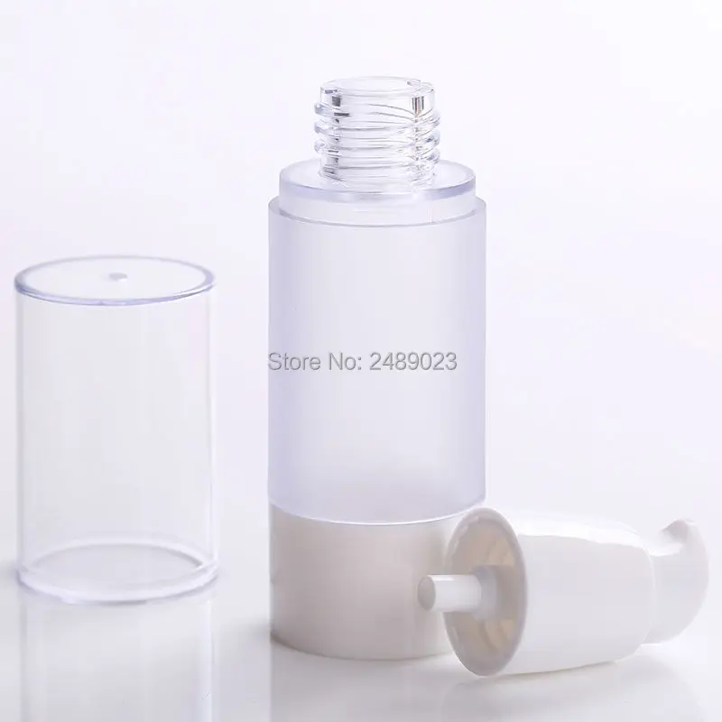 10 stks/partij Frosted 15 ml 30 ml 50 ml Body Flessen Airless Vacuümpomp Leeg voor Refill Container Lotion serum Cosmetische Vloeistof