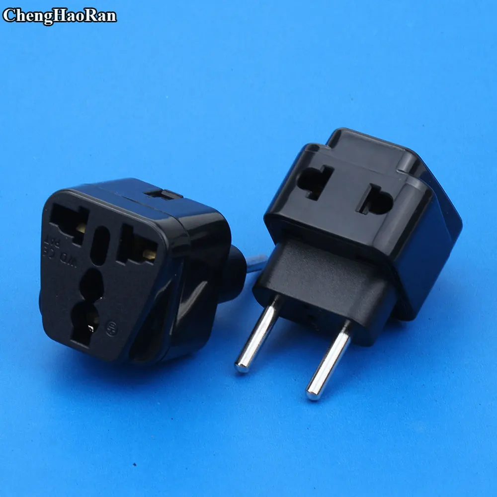 

ChengHaoRan 10A 250V ABS material india swiss uk us au to EU plug Adaptor for UAE