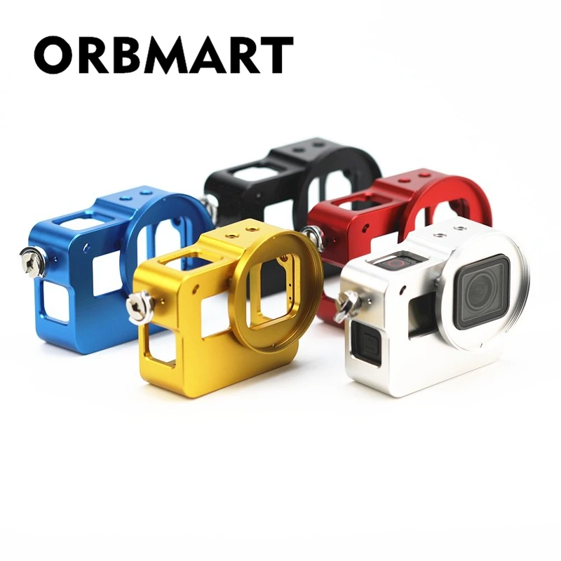 

Защитный чехол из алюминиевого сплава ORBMART + УФ-фильтр 52 мм для Gopro 5 6 Gopro Hero 5 6 7 Black