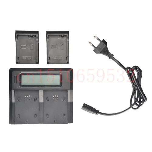 LP-E8 carregador duplo rápido da bateria da câmera lpe8 com cabo de alimentação da ue para canon 550d 600d 650d 700d t5i t4i x6i x5 com rastreamento entorpecido